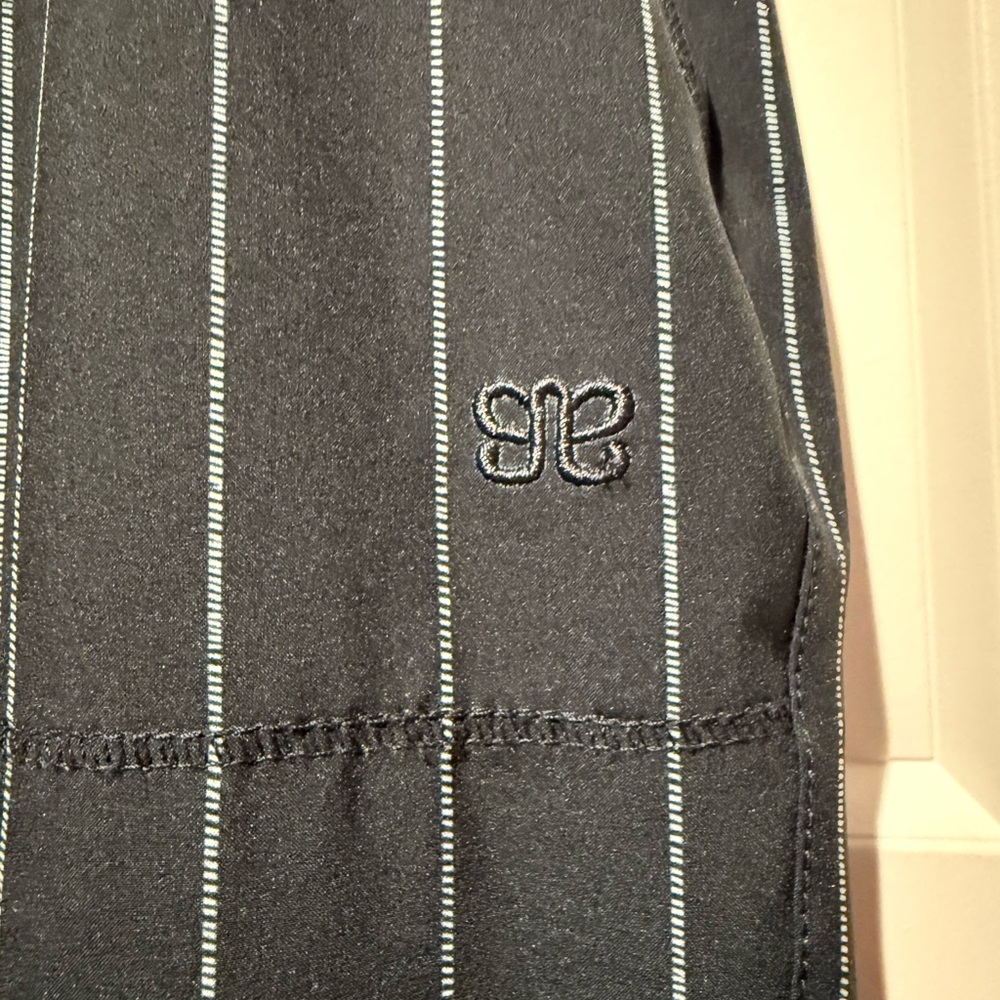 Albion Navy Pinstripe Destination Joggers - Picture 2 of 3